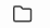 A simple folder icon representing Azure Files or organization in digital systems.